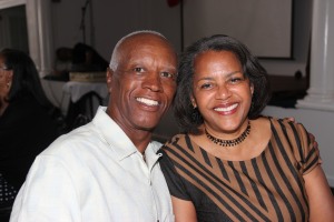 Handsome Preston with lovely and most talented wife Alfreda Pleasants.
